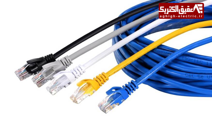 کابل شبکه CAT6 SFTP باروکش LSZH ( عقیق الکتریک ) CAT6 SFTP network cable Baroque LSZH