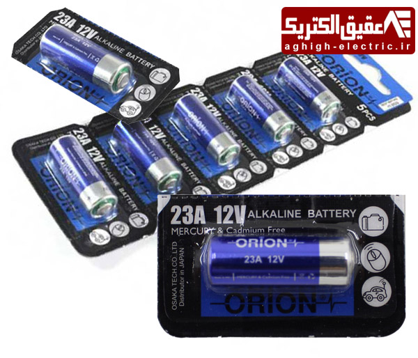 باتری ریموتی 23A اوریون مدل Alkaline خرید باطری ریموتی آلکالین