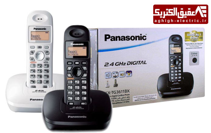 تلفن بی سیم پاناسونیک مدل KXTG3611BX قیمت روز تلفن پانایونیک