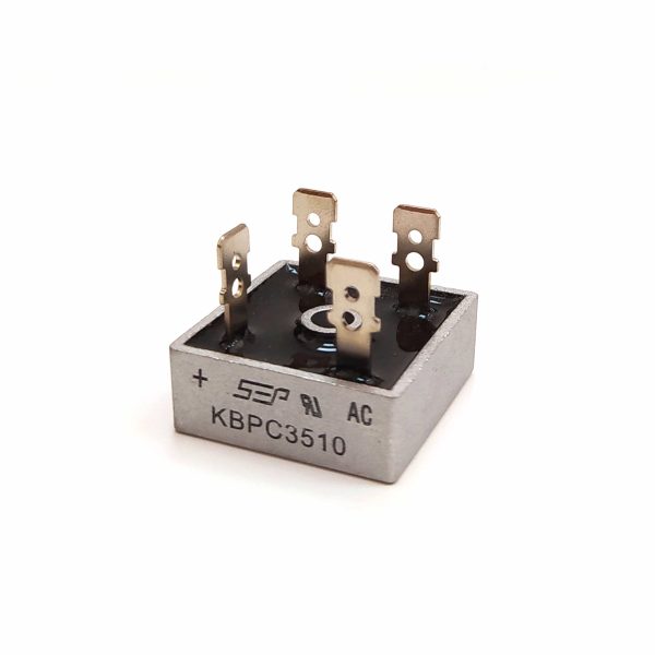 پل دیود مدل KBPC3510 یکسو کننده ولتاژ کالای برق عقیقی