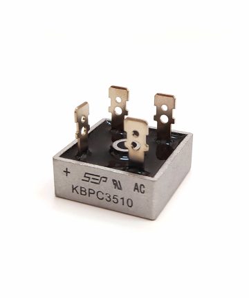 پل دیود مدل KBPC3510 یکسو کننده ولتاژ کالای برق عقیقی