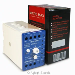 کنترل بار ۱ تا ۳ آمپر میکرومکس مدل MC-1000-X - رله حفاظت جریان موتورهای کمتوان در عقیق الکتریک