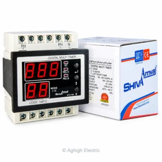 مولتی تایمر دیجیتال شیوا امواج مدل MTB-15M کد 14B12 - عقیق الکتریک