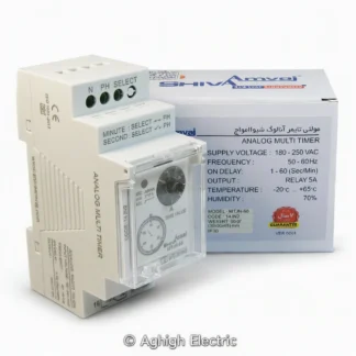 مولتی تایمر آنالوگ 60 ثانیه و دقیقه شیوا امواج مدل MTJN-60 کد 14JN2 - عقیق الکتریک