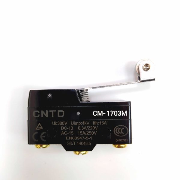 میکروسوئیچ اهرمی قرقره دار CNTD مدل CM-1703 عقیق الکتریک
