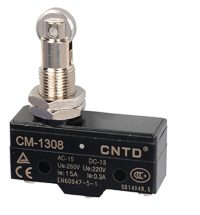 میکروسوییچ فشاری قرقره دار CNTD مدل CM-1308 ساخت چین CNTD Limit switch
