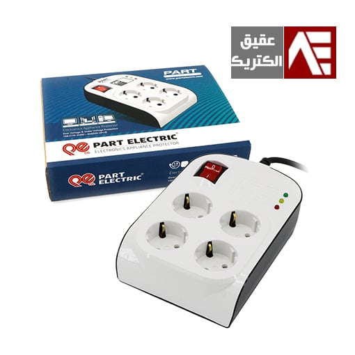 محافظ 4 خانه با کابل 3 متری پارت مدل پارت 8792