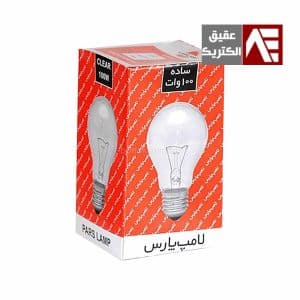 لامپ رشته ای 100 وات پارس شهاب مدل Sm10 پایه E27 