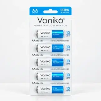 باتری قلمی (AA) الترا آلکالاین VONIKO (ورق 5 عددی)