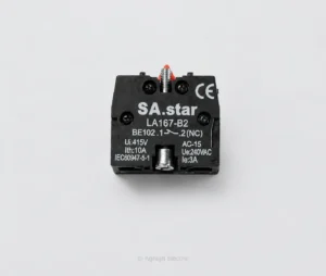 کنتاکت کمکی شاسی فرمان تله مکانیک مدل LA167-B2 کد BE102 نرمال بسته NC برند اس ای استار عقیق الکتریک